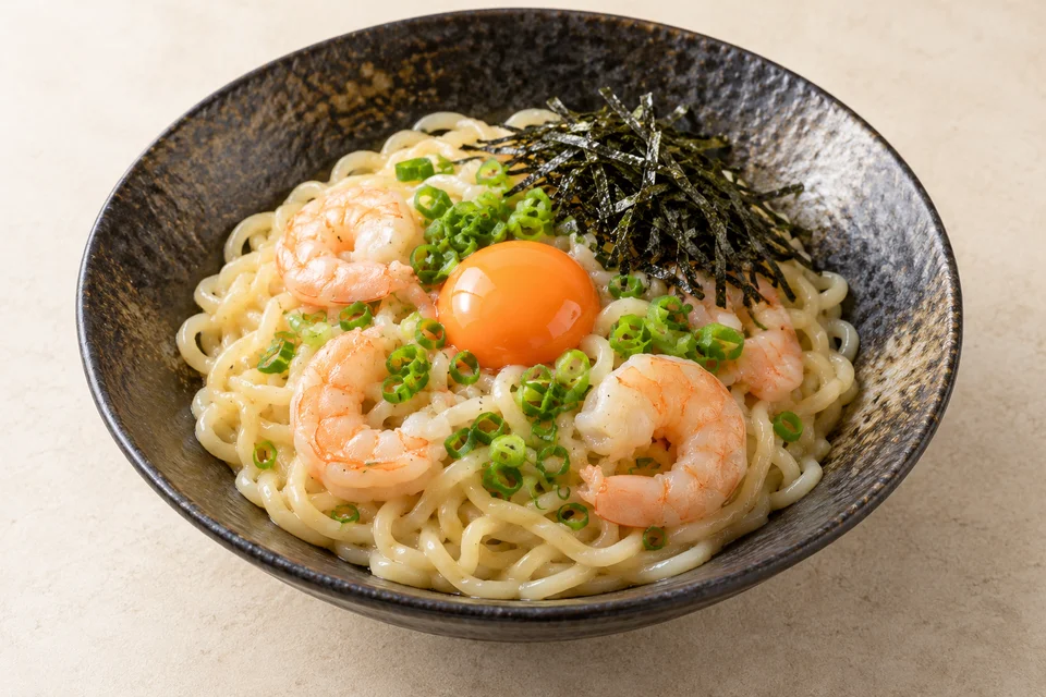 海老塩油そば